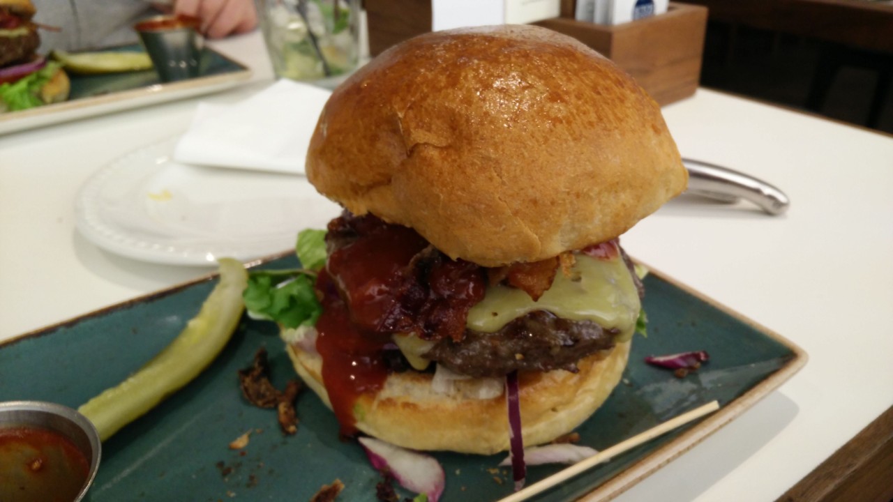 A burger