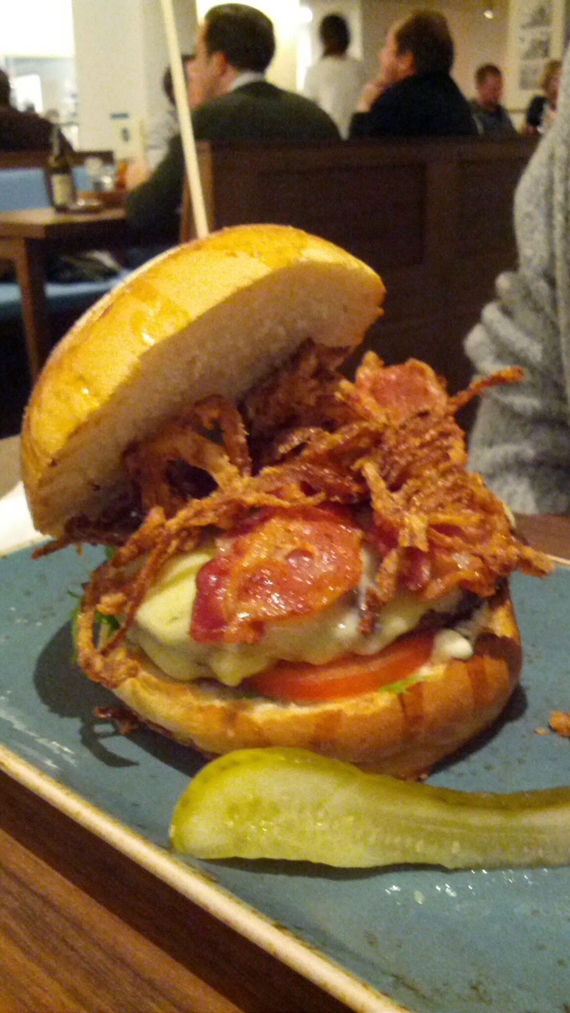 A burger