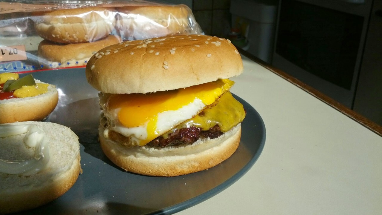 A burger